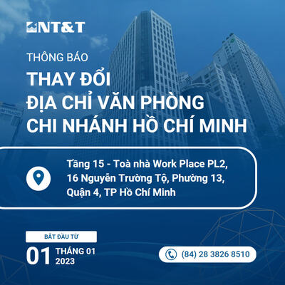 Thay đổi địa chỉ chi nhánh văn phòng Hồ Chí Minh